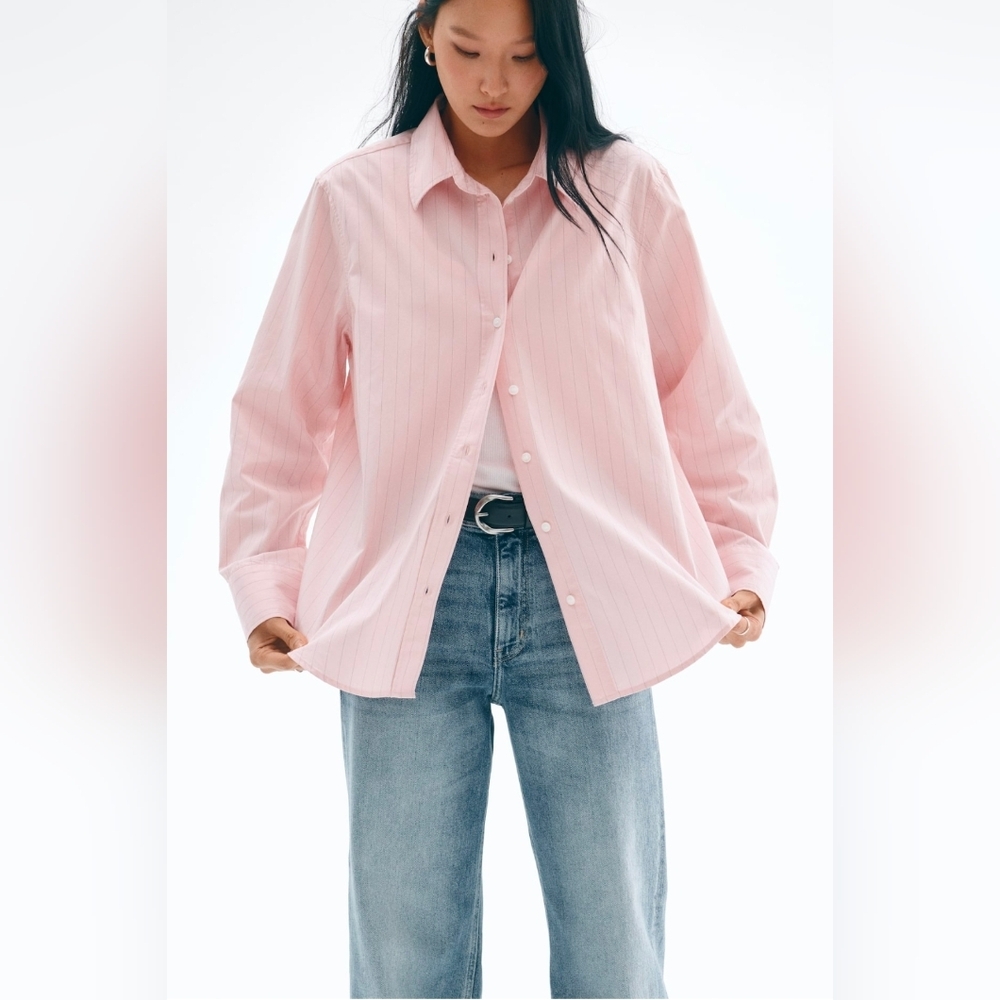 H&M Light Pink Button Down Shirt